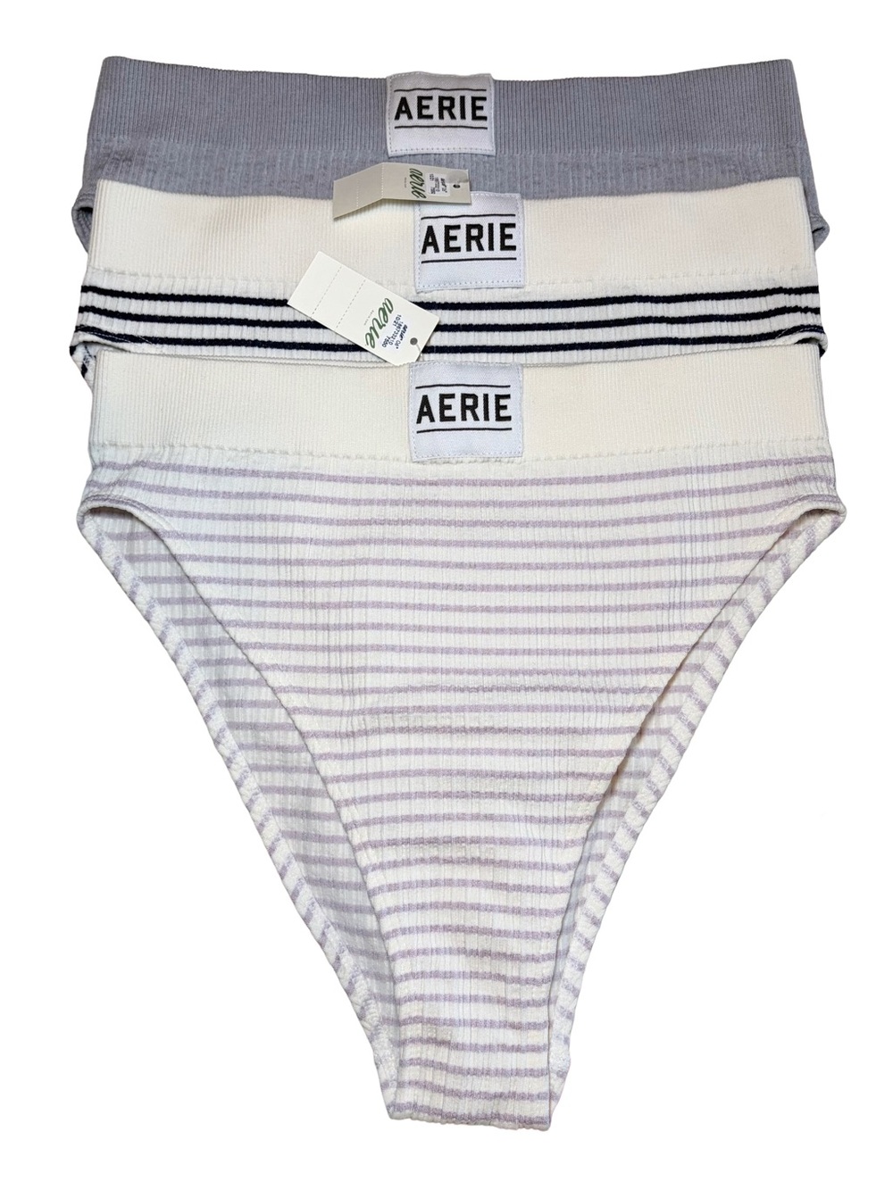 NWT Aerie High Waisted Underwear Bundle of 3 Women’s M